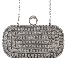 Dinner bag, handbag, diamond inlaid dress, evening bag