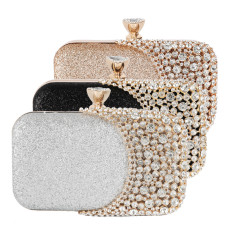 Evening bag, handbag, diamond inlaid banquet dress, evening bag
