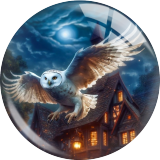 20MM Harry Potter Print glass snap button charms