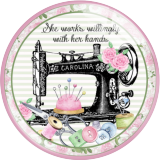 20MM Frogs believe Print glass snap button charms