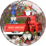 20MM Christmas Print glass snap button charms