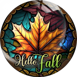 20MM Thanksgiving Print glass snap button charms