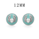 12MM love  wing snap silver plated  interchangable snaps jewelry