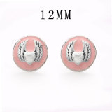 12MM love  wing snap silver plated  interchangable snaps jewelry