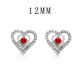 12MM love rhinestone snap silver plated  interchangable snaps jewelry