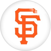 20MM MLB 2023 NEW baseball team Print glass snap button charms