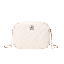 Camera bag, diamond lattice crossbody bag fit 20MM Snaps button jewelry wholesale
