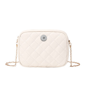 Camera bag, diamond lattice crossbody bag fit 20MM Snaps button jewelry wholesale