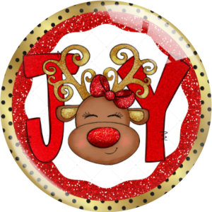 20MM Christmas Print glass snap button charms