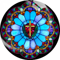 20MM belief Print glass snap button charms