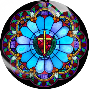 20MM belief Print glass snap button charms