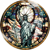 20MM belief Print glass snap button charms