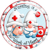 20MM  Holiday glass snap button charms