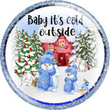 20MM Christmas Print glass snap button charms