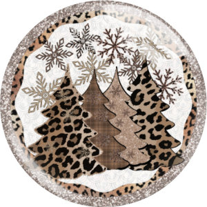 20MM Christmas Print glass snap button charms