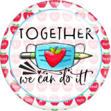 20MM  Holiday glass snap button charms