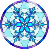 20MM Natural scenery Print glass snap button charms