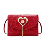 One shoulder crossbody bag, love small square bag fit 20MM Snaps button jewelry wholesale