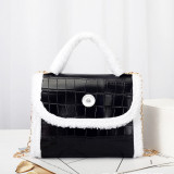 Fashion handbag Christmas crossbody shoulder bag fit 20MM Snaps button jewelry wholesale