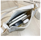 Embroidered Underarm Bag Single Shoulder Bag Fashionable and Simple Hobo Underarm Bag fit 20MM Snaps button jewelry wholesale