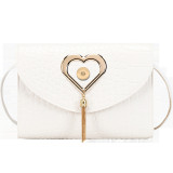One shoulder crossbody bag, love small square bag fit 20MM Snaps button jewelry wholesale