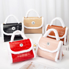 Fashion handbag Christmas crossbody shoulder bag fit 20MM Snaps button jewelry wholesale