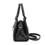 Large Capacity Simple Casual Handbag Soft Leather Diagonal Straddle Bag fit 20MM Snaps button jewelry wholesale