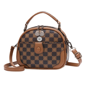 Small round bag, one shoulder crossbody bag fit 20MM Snaps button jewelry wholesale