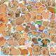 50 cartoon pufferfish graffiti stickers for decorating computer water cups, luggage cases, pens, guitar notebooks, DIY waterproof stickers