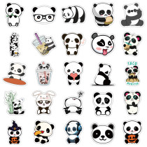 50 Cartoon Panda Graffiti Stickers Personalized Decoration Motorcycle Luggage Waterproof Stickers