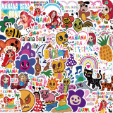 52 albums Manana Sera Bonito graffiti stickers decorate guitar luggage waterproof stickers