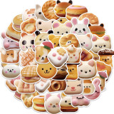 50 Cartoon Cookie Graffiti Stickers Personalized Decoration Guitar Notebook Luggage DIY Waterproof Stickers