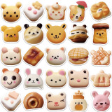 50 Cartoon Cookie Graffiti Stickers Personalized Decoration Guitar Notebook Luggage DIY Waterproof Stickers