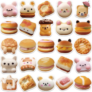 50 Cartoon Cookie Graffiti Stickers Personalized Decoration Guitar Notebook Luggage DIY Waterproof Stickers