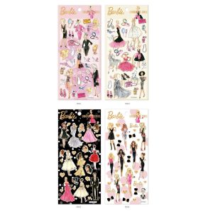 Barbie Princess Girls Creative Clothing Dress Sticker Hand Ledger Mobile Phone Decoration Sticker