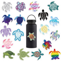 41 pieces of turtle graffiti stickers suitcase laptop guitar waterproof stickers