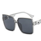 Sunglasses Fashion Simple Large Frame Sun Protection Sunglasses Retro Square Glasses fit 20MM Snaps button jewelry wholesale