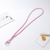 Diamond Set Long Ring Hook Necklace