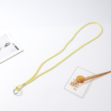 Diamond Set Long Ring Hook Necklace