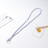 Diamond Set Long Ring Hook Necklace