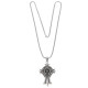 Alloy cross pendant with Stainless steel chain necklace
