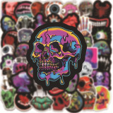 50 horror Halloween horror horror graffiti stickers wall stickers computer laptop water cup trolley case waterproof stickers