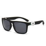 Sports polarized sunglasses, fashionable elastic paint sunglasses, outdoor cycling glasses fit 20MM Snaps button jewelry wholesale