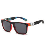 Sports polarized sunglasses, fashionable elastic paint sunglasses, outdoor cycling glasses fit 20MM Snaps button jewelry wholesale