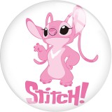 20MM Stitch glass snap button charms
