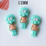 12MM Luminous transparent sponge baby Resin snap button charms