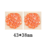 20MM Simulated Shell Resin snap button charms