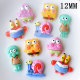 12MM Luminous transparent sponge baby Resin snap button charms