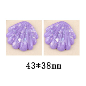 20MM Simulated Shell Resin snap button charms