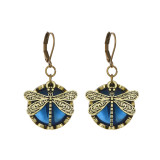 Dragonfly Butterfly Pattern Earrings